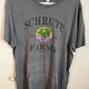 Schrute Farms Gray Short Sleeve Tee